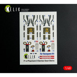 KELIK K48148 F-4E - interior 3D decals for Hasegawa kit 1/48 – image 2