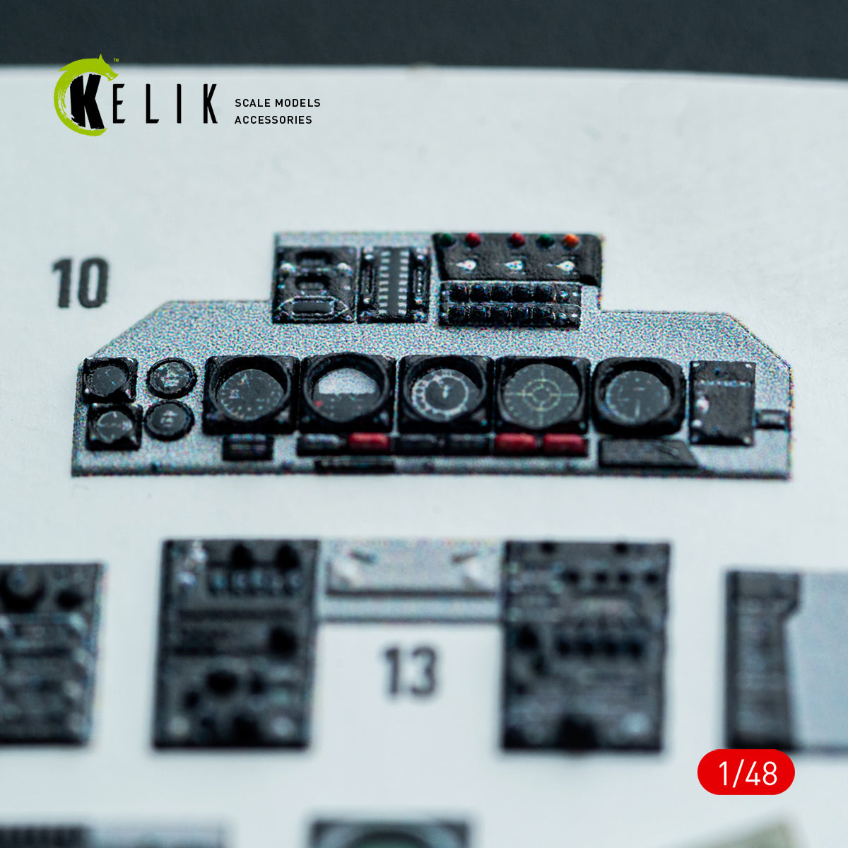 KELIK K48147 F-41/S - interior 30 decals for Hasegawa kit 1/48 – immagine 3