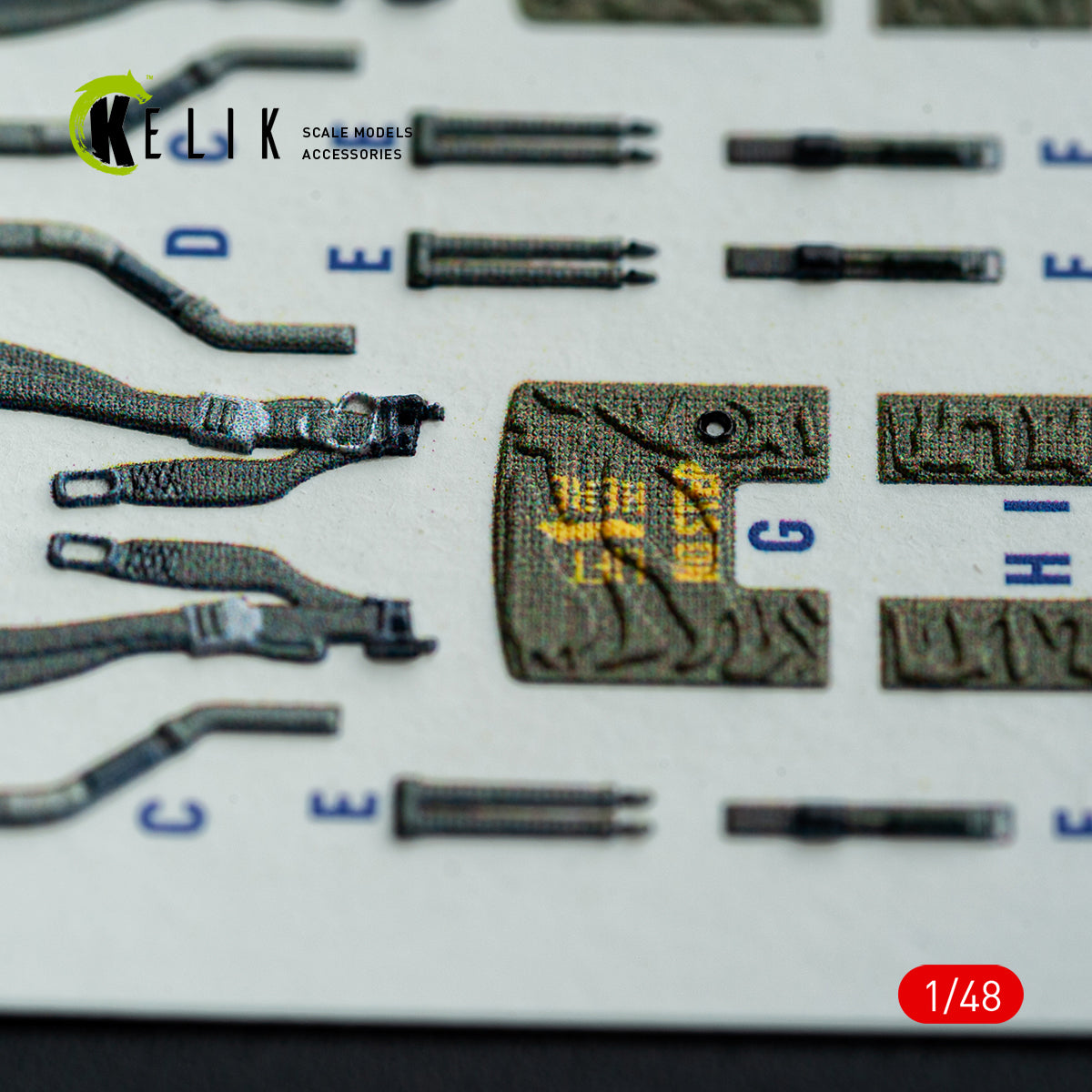 KELIK K48148 F-4E - interior 3D decals for Hasegawa kit 1/48 – image 3