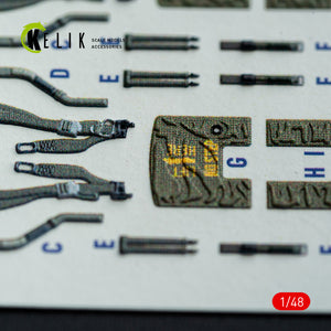 KELIK K48148 F-4E - interior 3D decals for Hasegawa kit 1/48 – image 3