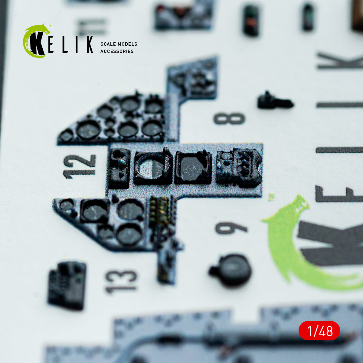 KELIK K48152 AV-8A HARRIER (Early) -interior 3D decals for Kinetic kit 1/48 – image 18