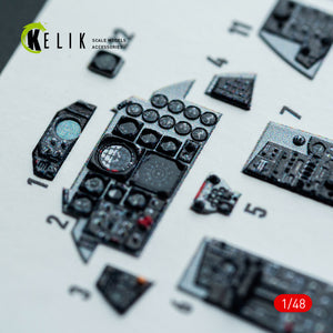 KELIK K48147 F-41/S - interior 30 decals for Hasegawa kit 1/48 – immagine 4