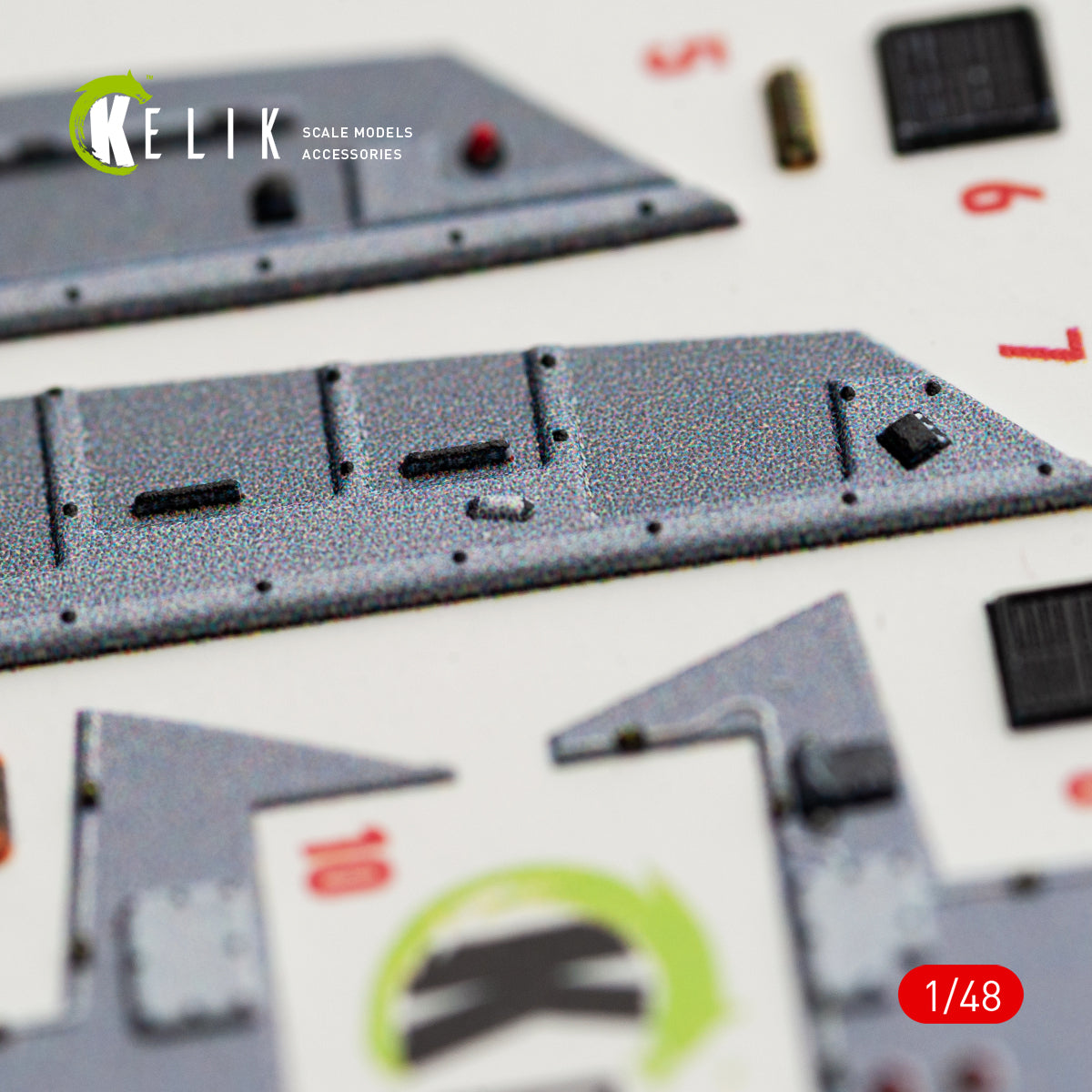 KELIK K48169 F-16I SUFA - interior 30 decals for GWH kit 1/48 – obrázek 6