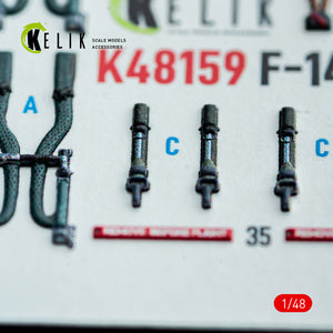 KELIK K48159 F-140 - interior 3D decals for GWH kit 1/48 – Bild 7
