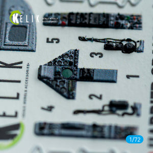 KELIK K72228 Harrier Gr1/Gr3 (Early) - interior 3D decals for Italeri kit 1/72 – obrázek 3