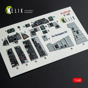 KELIK K48148 F-4E - interior 3D decals for Hasegawa kit 1/48 – image 6