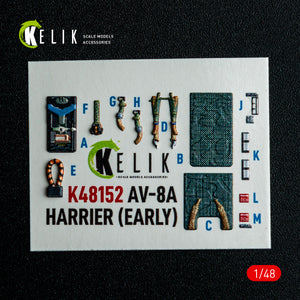 KELIK K48152 AV-8A HARRIER (Early) -interior 3D decals for Kinetic kit 1/48 – image 10