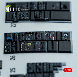 KELIK K48161 F-14A - interior 3D decals for GWH kit 1/48 – imagen 4