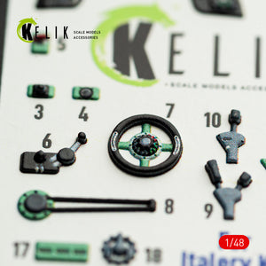 KELIK K48163 MC.200 - interior 3D decals for Italeri kit 1/48 – obrázek 4