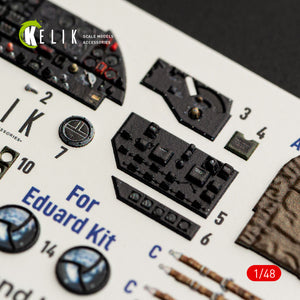 KELIK K48165 Westland Lysander Mk.III - interior 3D decals for Eduard kit 1/48 – obrázek 4