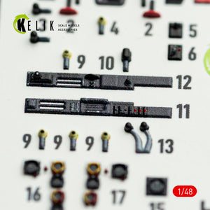 KELIK K48167 Hs-129 B - interior 3D decals for Takom kit 1/48 – imagen 4