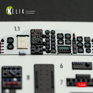 KELIK K48172 H-34A/UH-34D - interior 3D decals for Italeri kit 1/48 – Bild 4