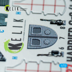 KELIK K72227 Harrier Gr3 (Late) - interior 3D decals for Italeri kit 1/72 – obrázek 6