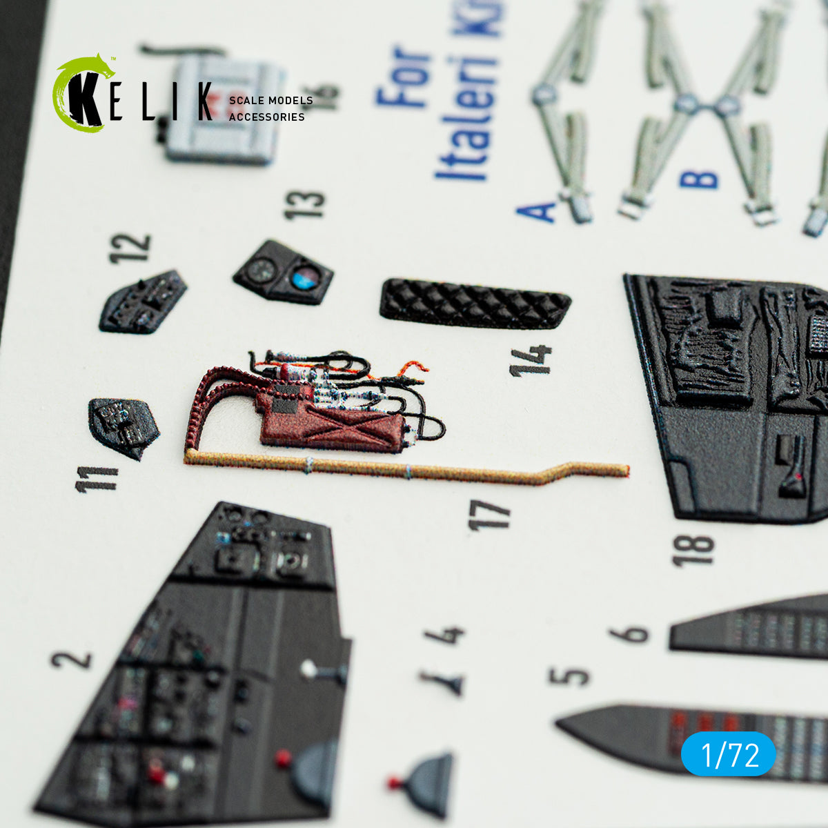 KELIK K72238 Mi-35/24 - interior 30 decals for Italeri kit 1/72 – Bild 3