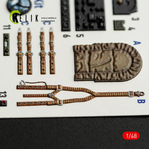 KELIK K48165 Westland Lysander Mk.III - interior 3D decals for Eduard kit 1/48 – obrázek 5