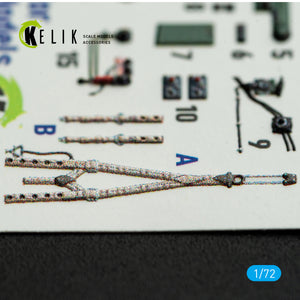 KELIK K72237 Spitfire PR A/B/E Types - interior 3D decals for IBG Models kit 1/72 – zdjęcie 5