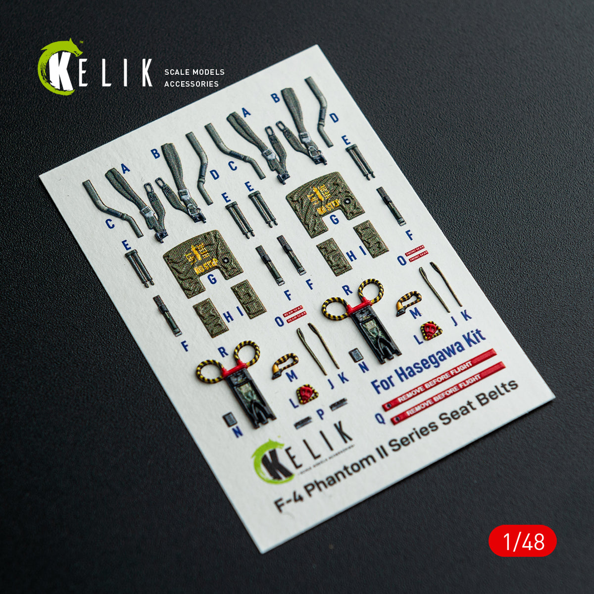 KELIK K48148 F-4E - interior 3D decals for Hasegawa kit 1/48 – image 8