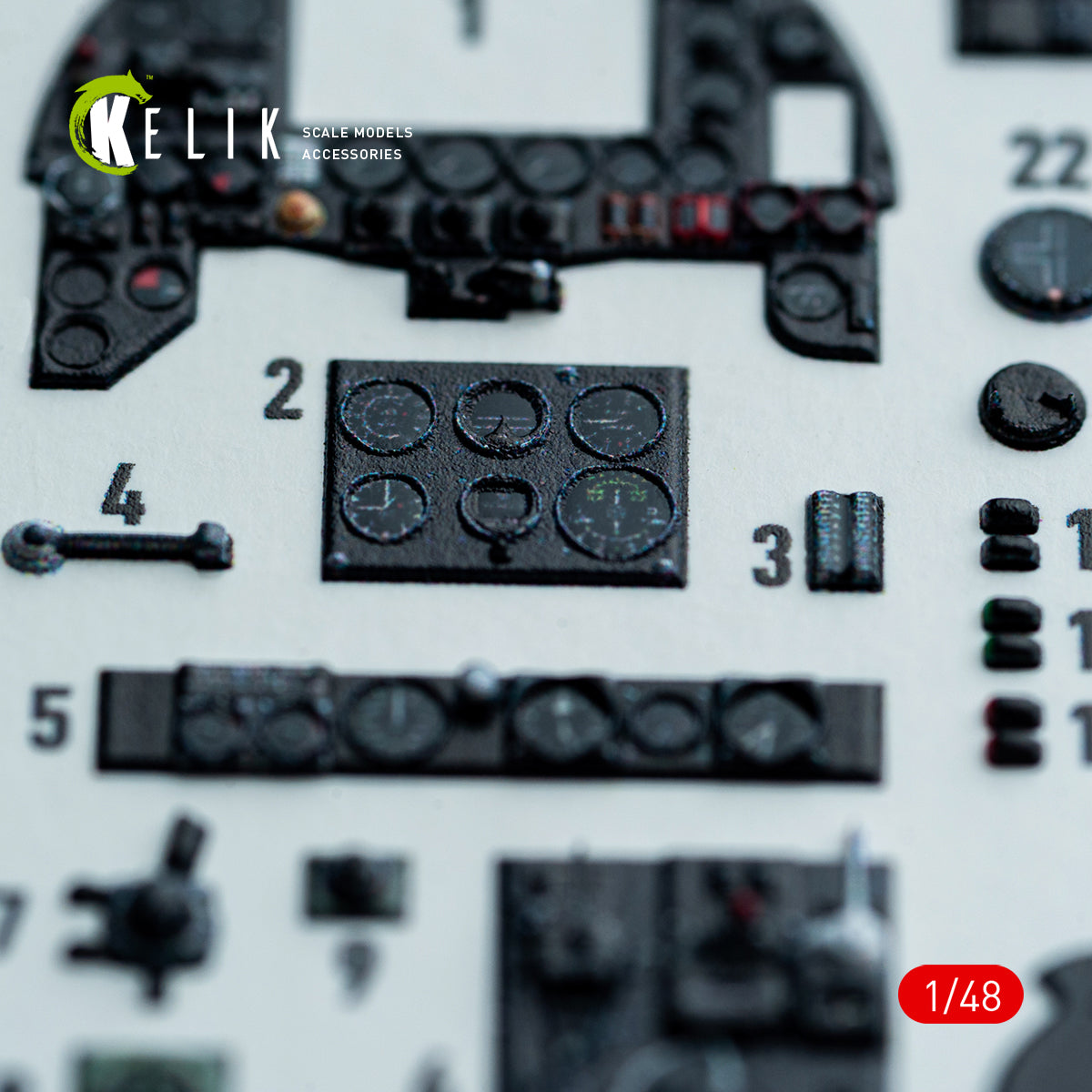 KELIK K48162 Hampden B.Mk.1 - interior 3D decals for ICM kit 1/48 – image 7