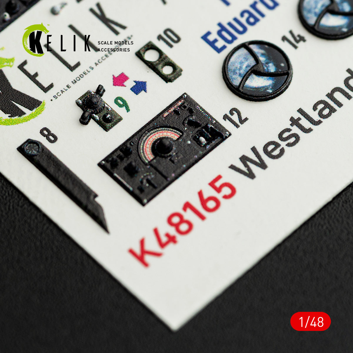 KELIK K48165 Westland Lysander Mk.III - interior 3D decals for Eduard kit 1/48 – obrázek 6