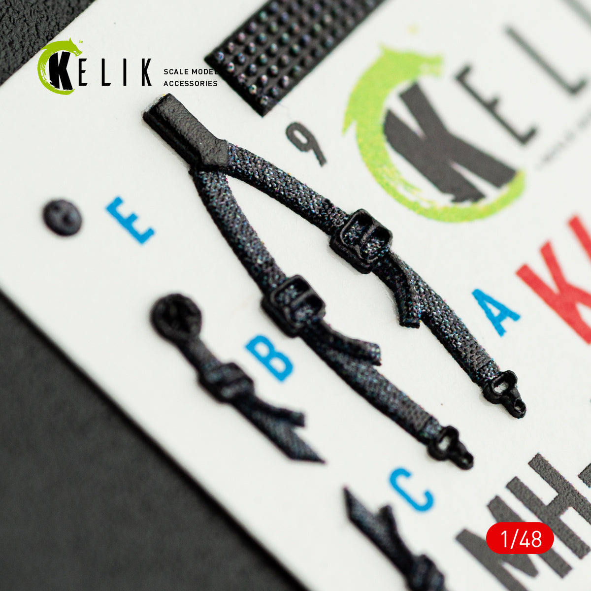 KELIK K48168 MH-61 Little Bird - interior 3D decals for ICM kit 1/48 – zdjęcie 6