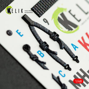 KELIK K48168 MH-61 Little Bird - interior 3D decals for ICM kit 1/48 – zdjęcie 6