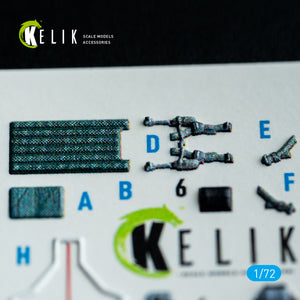 KELIK K72228 Harrier Gr1/Gr3 (Early) - interior 3D decals for Italeri kit 1/72 – obrázek 6