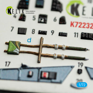 KELIK K72232 Mirage-2000C - interior 3D decals for DreamModel kit 1/72 – imagen 3