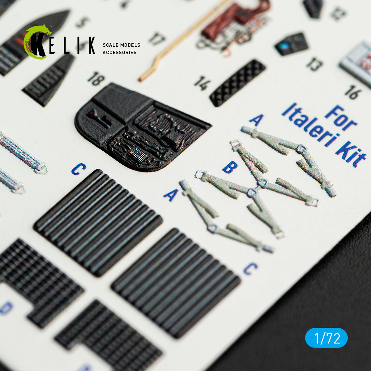 KELIK K72238 Mi-35/24 - interior 30 decals for Italeri kit 1/72