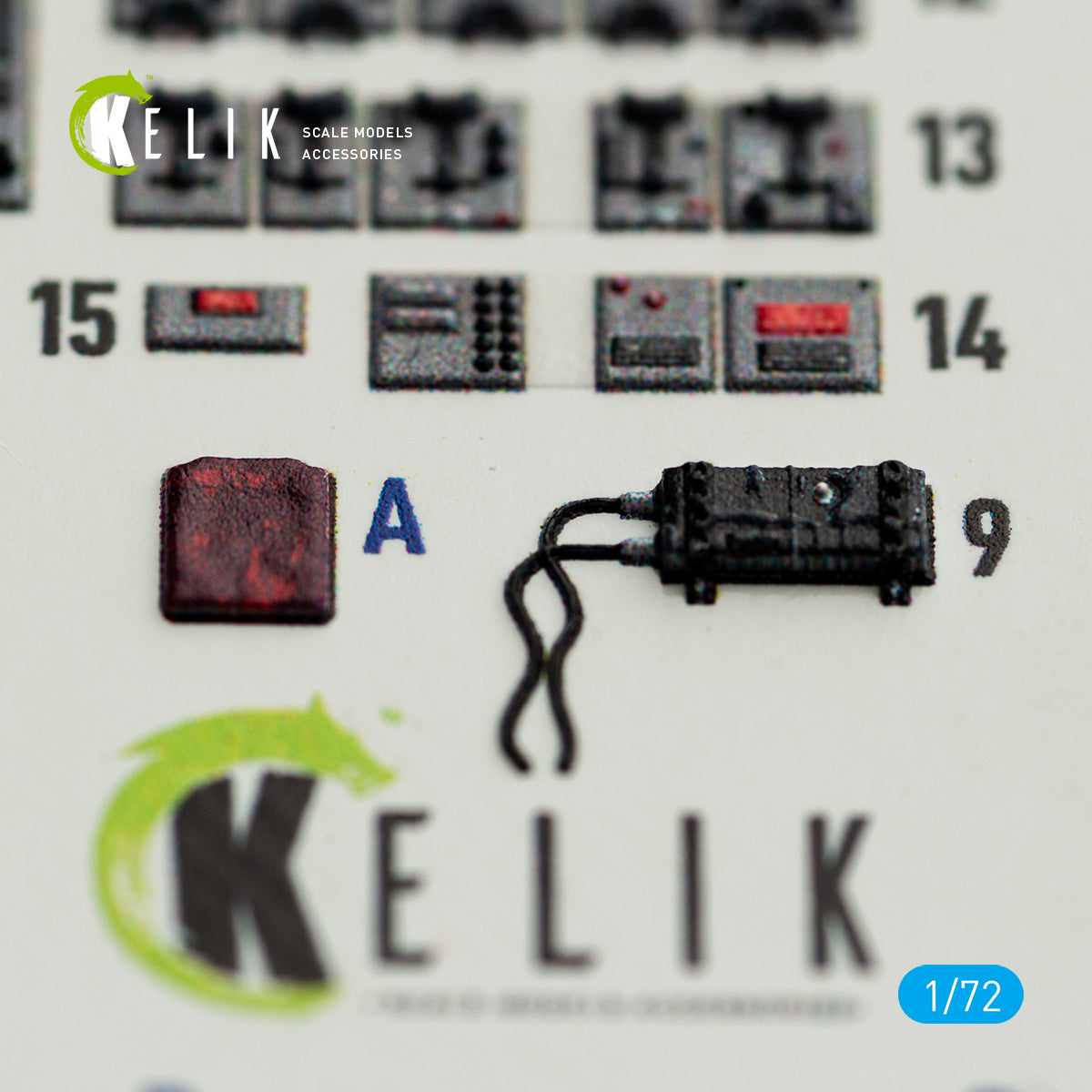 KELIK K72239 F-104J - interior 3D decals for Fine Molds kit 1/72 – Bild 6