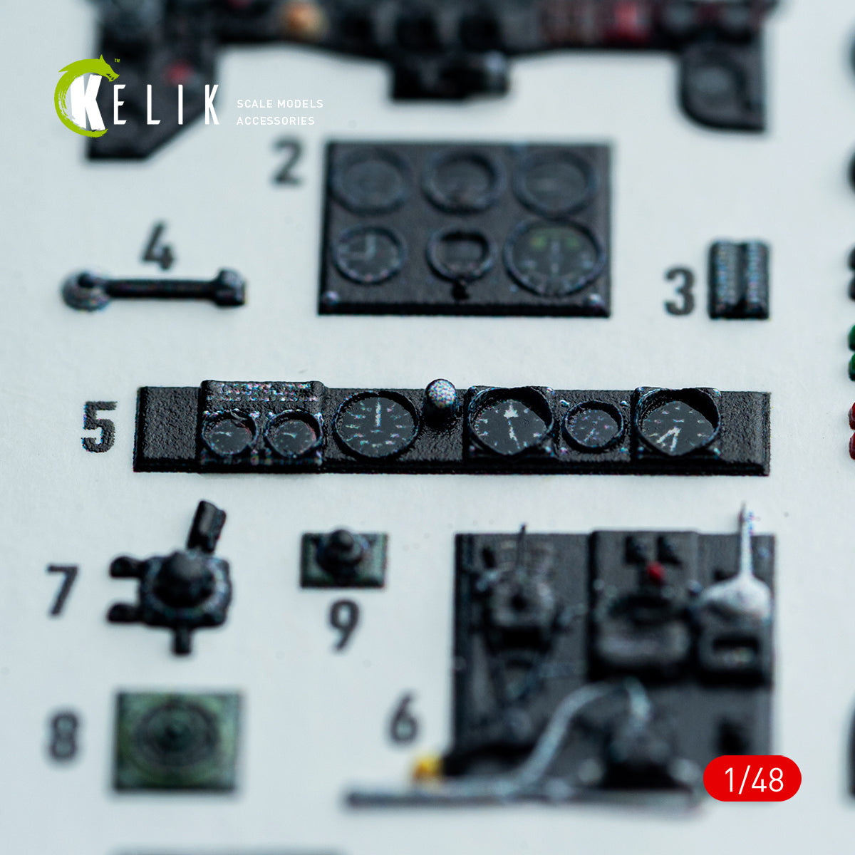 KELIK K48162 Hampden B.Mk.1 - interior 3D decals for ICM kit 1/48 – image 8