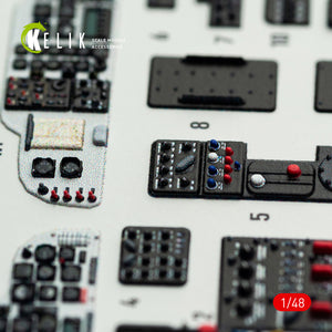 KELIK K48172 H-34A/UH-34D - interior 3D decals for Italeri kit 1/48 – Bild 8