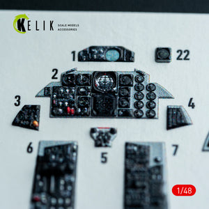 KELIK K48147 F-41/S - interior 30 decals for Hasegawa kit 1/48 – immagine 11