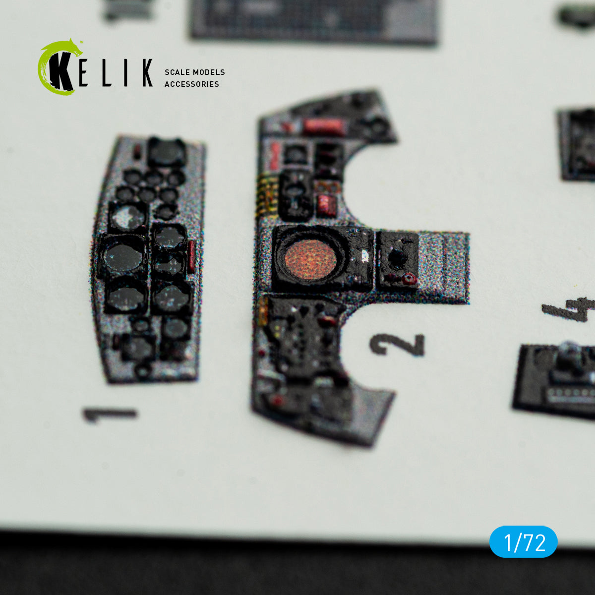 KELIK K72239 F-104J - interior 3D decals for Fine Molds kit 1/72 – Bild 9