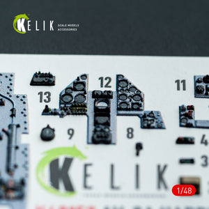 KELIK K48152 AV-8A HARRIER (Early) -interior 3D decals for Kinetic kit 1/48 – image 16