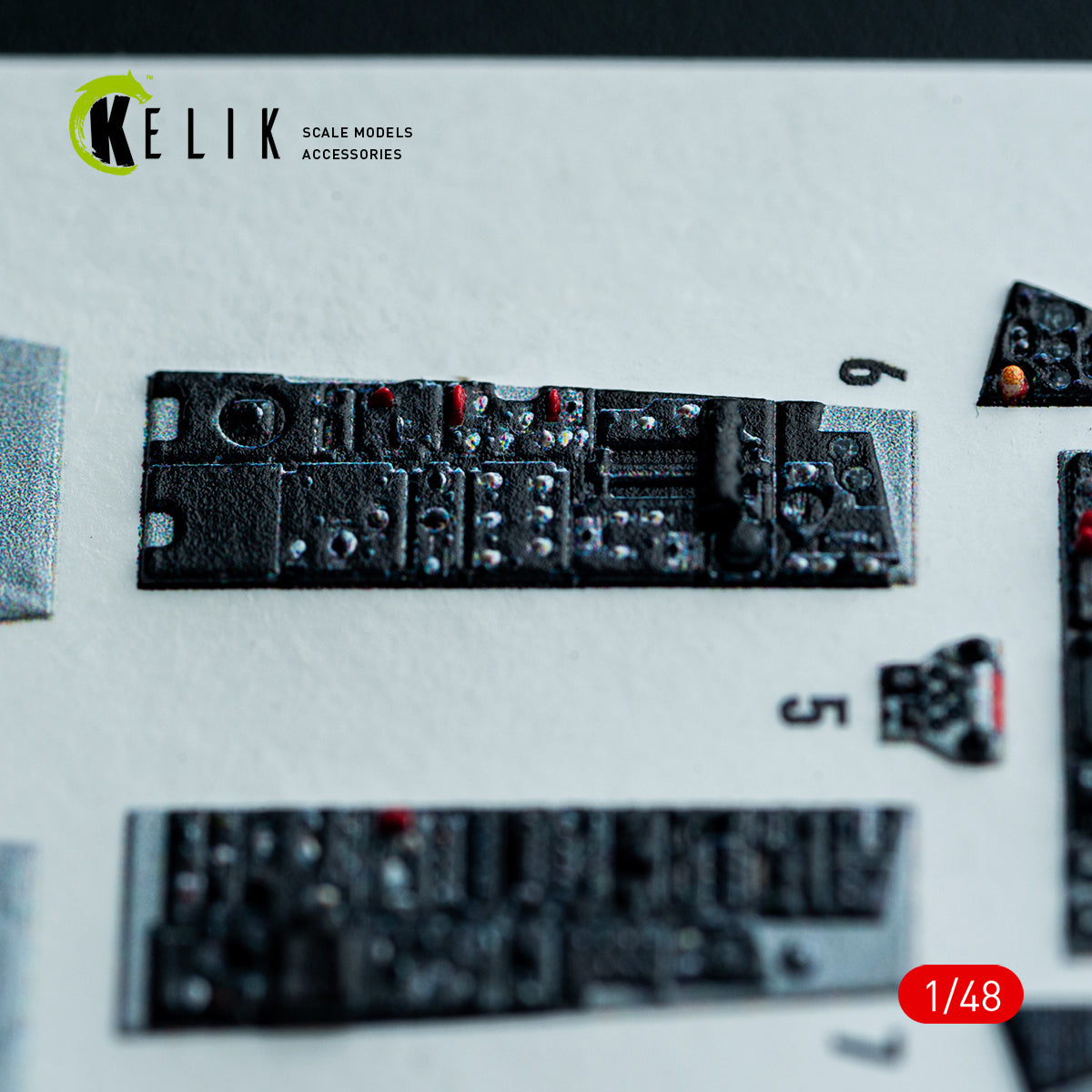 KELIK K48147 F-41/S - interior 30 decals for Hasegawa kit 1/48 – immagine 13