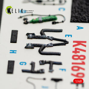 KELIK K48169 F-16I SUFA - interior 30 decals for GWH kit 1/48 – obrázek 16