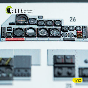 KELIK K32048 F-4C - interior 3D decals for Tamiya kit 1/32 – immagine 3