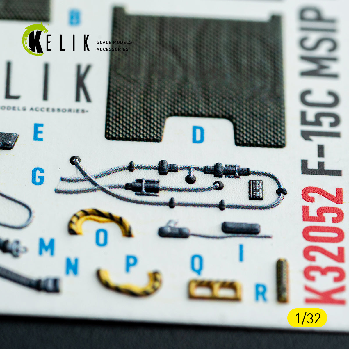 KELIK K32052 F-15C MSIP II - interior 3D decals for Tamiya kit 1/32 – zdjęcie 3