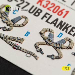 KELIK K32061 SU-27UB Flanker C - interior 3D decals for Trumpeter kit 1/32 – obrázek 4