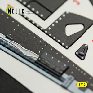 KELIK K32063 A-7E CORSAIR II - interior 3D decals for Trumpeter kit 1/32 – obrázek 4