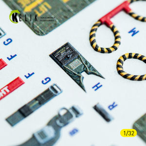 KELIK K32048 F-4C - interior 3D decals for Tamiya kit 1/32 – immagine 5