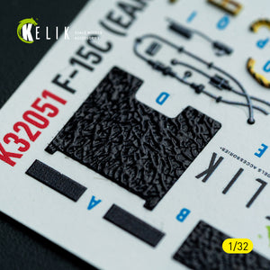 KELIK K32051 F-15C (early) - interior 30 decals for Tamiya kit 1/32 – immagine 5