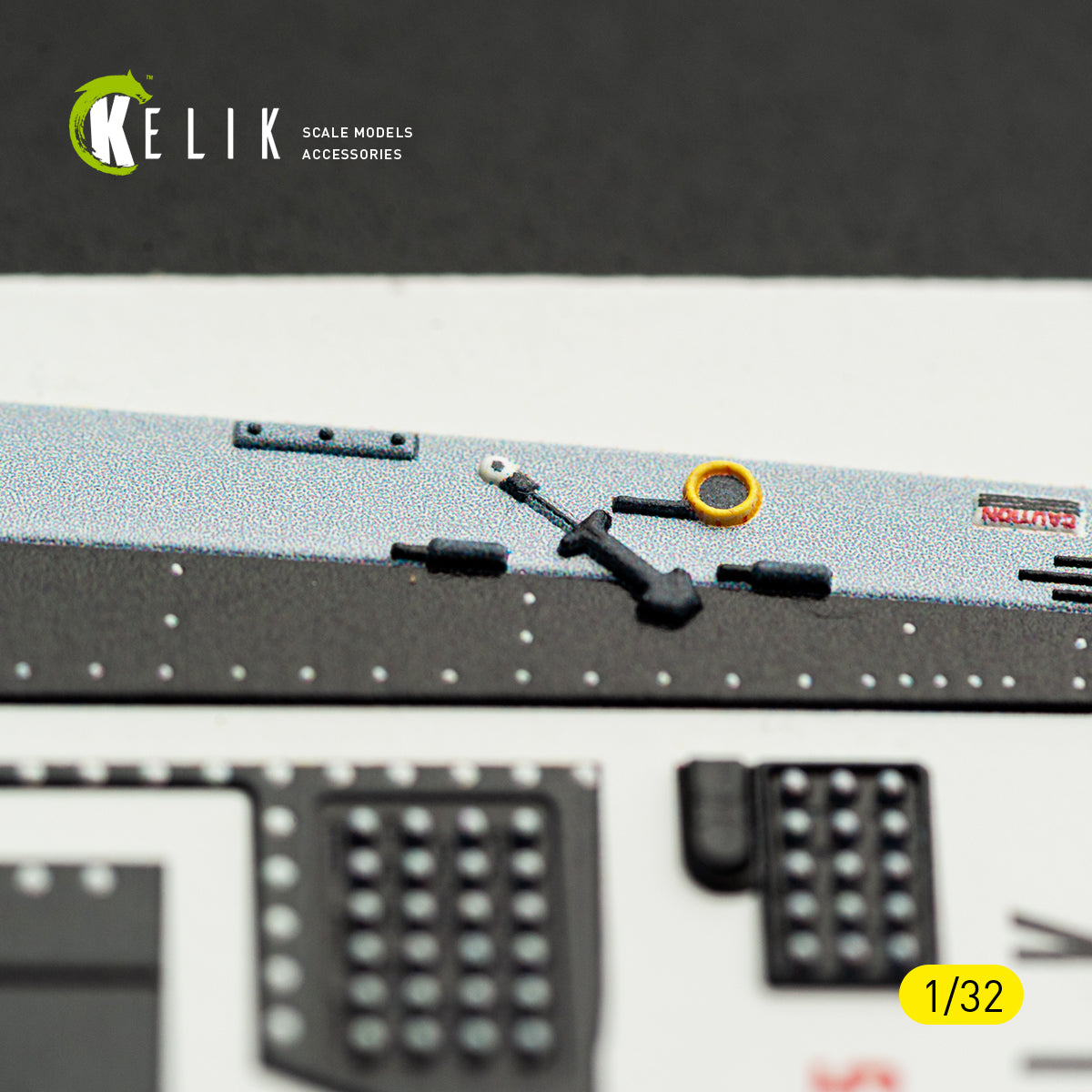 KELIK K32063 A-7E CORSAIR II - interior 3D decals for Trumpeter kit 1/32 – obrázek 5