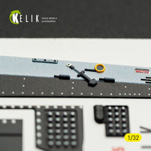 KELIK K32063 A-7E CORSAIR II - interior 3D decals for Trumpeter kit 1/32 – obrázek 5