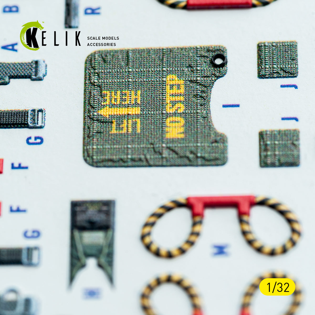 KELIK K32048 F-4C - interior 3D decals for Tamiya kit 1/32 – immagine 6
