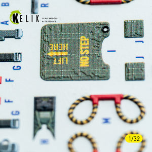 KELIK K32048 F-4C - interior 3D decals for Tamiya kit 1/32 – immagine 6