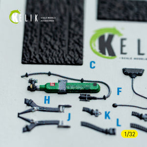 KELIK K32051 F-15C (early) - interior 30 decals for Tamiya kit 1/32 – immagine 6