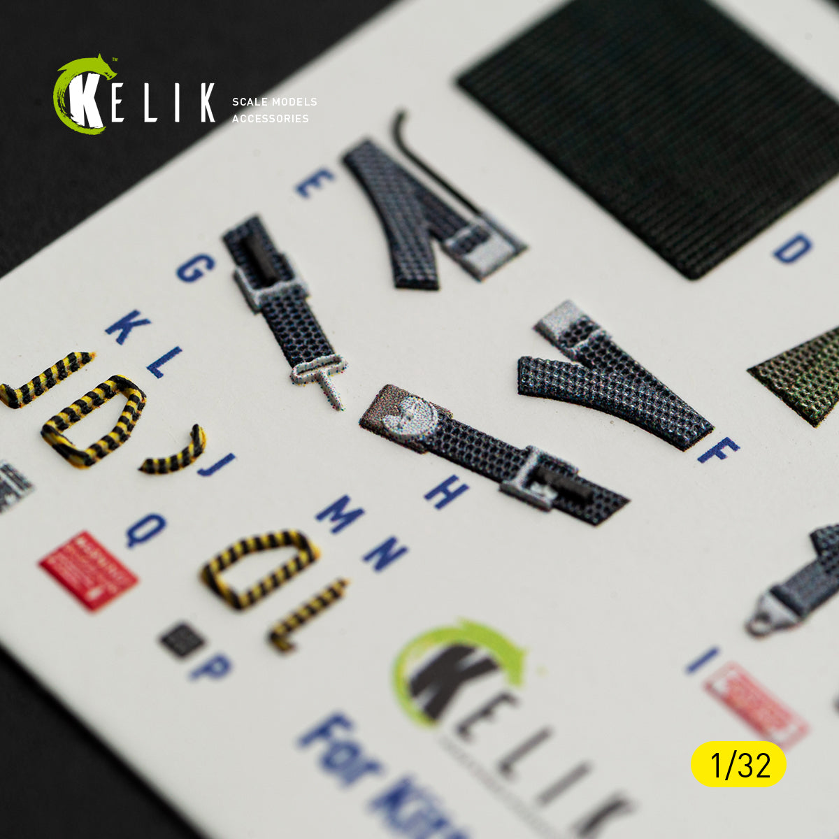 KELIK K32059 F-5F - interior 3D decals for Kitty Hawk/Zimi models kit 1/32 – obrázek 11