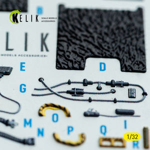 KELIK K32051 F-15C (early) - interior 30 decals for Tamiya kit 1/32 – immagine 7