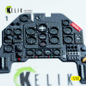 KELIK K32050 Ju-870 - interior 3D decals for Hasegawa kit 1/32 – zdjęcie 3